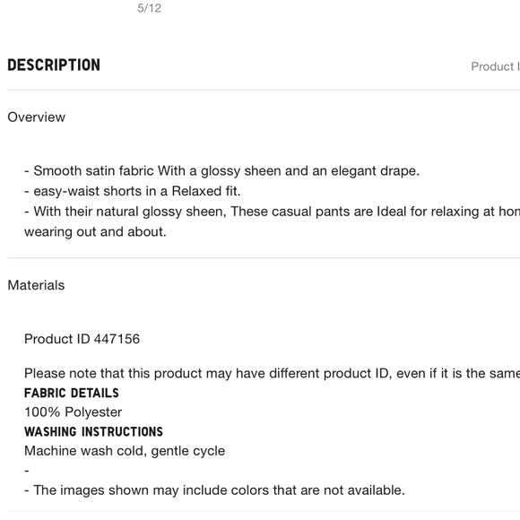 Uniqlo satin relaco shorts - Picture 8 of 9